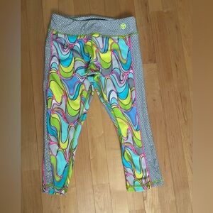 Bright Groovy Athleasure Legging Capri